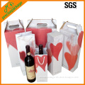 High Quality Paper Handmade Bottle Wine Box
